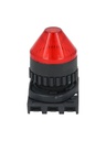 L2RR-L2R — LAMPARA PILOTO LED ROJO 22mm, TIPO PUNTA, 