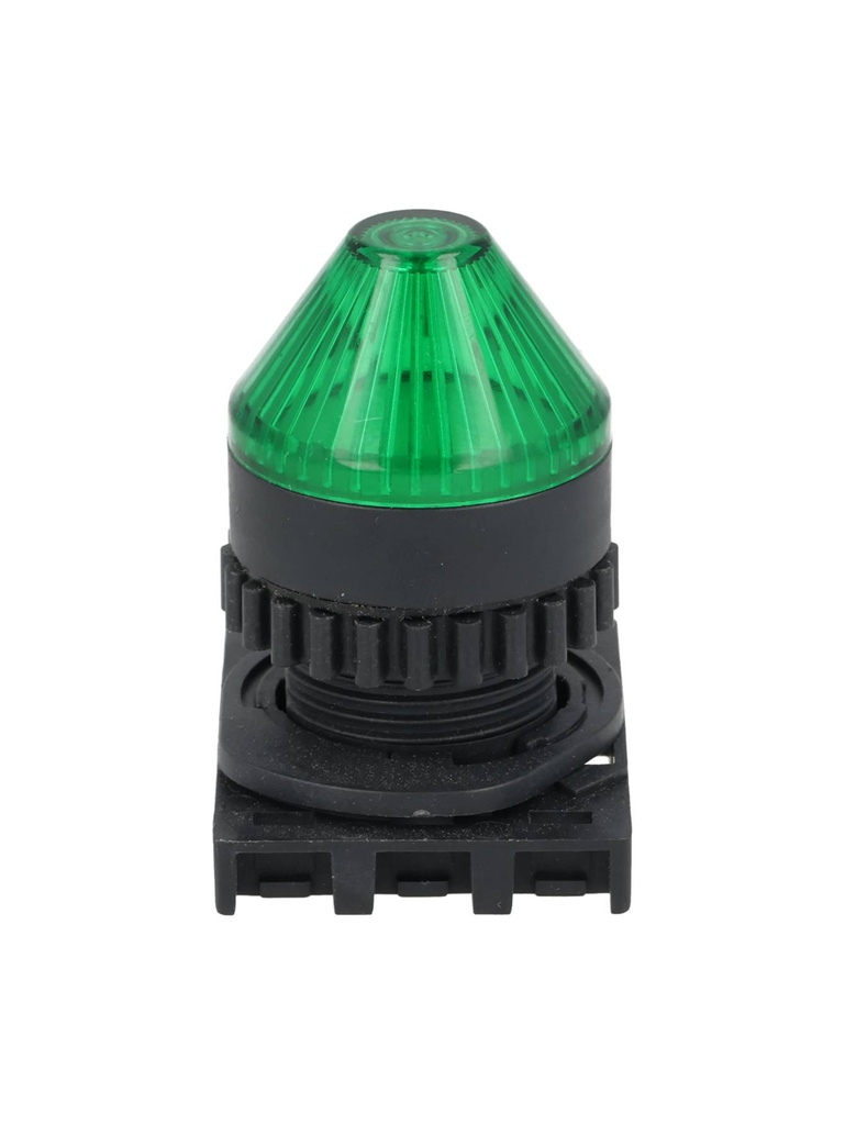 L2RR-L2G — LAMPARA PILOTO LED VERDE 22mm, TIPO PUNTA, 
