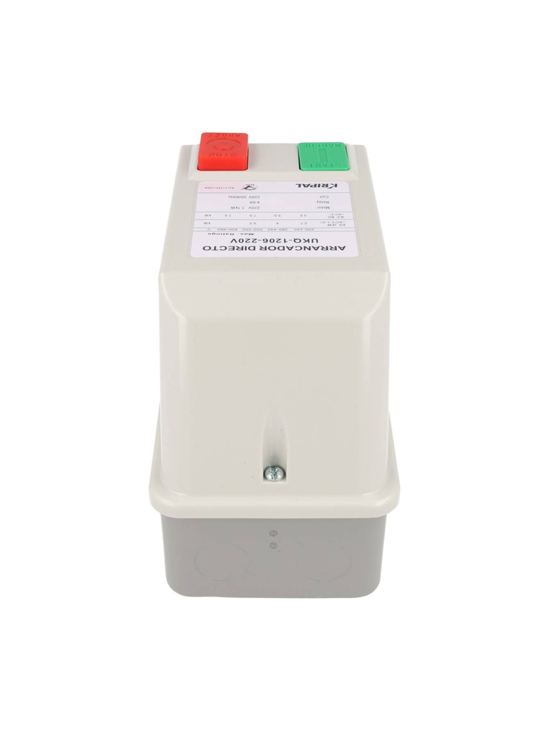 UKQ-1206-220V — ARRANCADOR MAGNÉTICO 4-6A CON CONTACTOR 12A BOBINA 220VCA