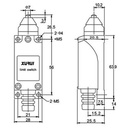 XZ-8/111 — MICROSWITCH DE FINAL DE CARRERA PIN