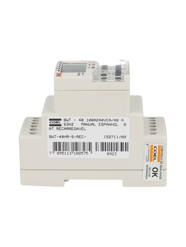 BWT-40HR-S-REC — PROGRAMADOR HORARIO, ALIMENTACIÓN 100 A 240VCA HASTA 40 PROGRAMAS 20 ENCENDIDO 20 APAGADO