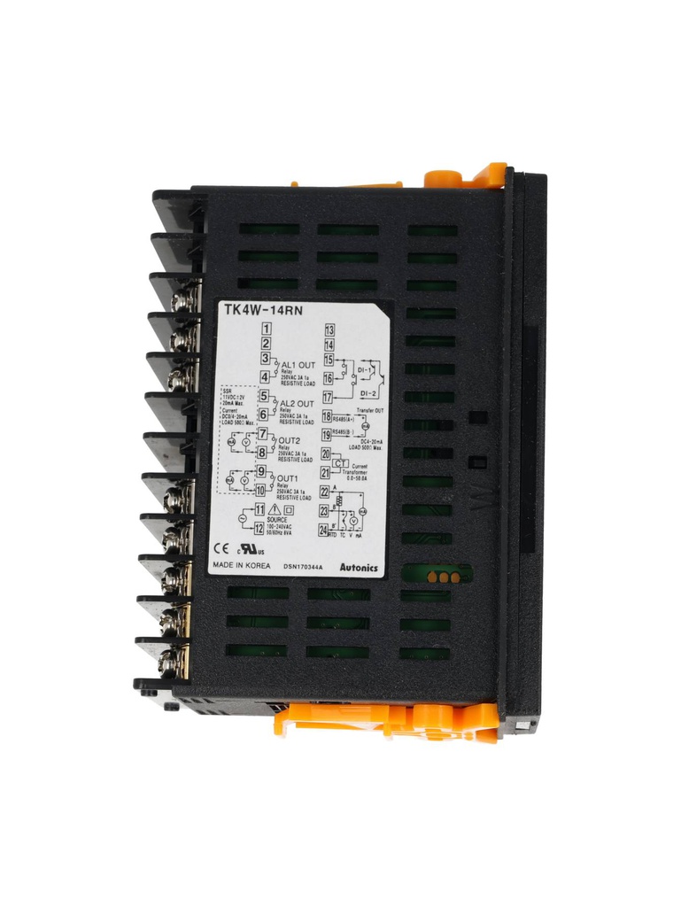 TK4W-14RN — CONTROL DE TEMPERATURA 1/8 DIN 96X48MM 1 ALARMA, SALIDA DE CONTACTO A RELE 100-240VCA