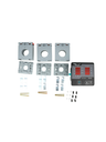 TP-TM-100 — MEDIDOR TRIFÁSICO 100A PARA TABLERO 1-500VCA INCLUYE DONAS (100MA-5A) ALIMENTACIÓN 85/240VCA 96X96MM