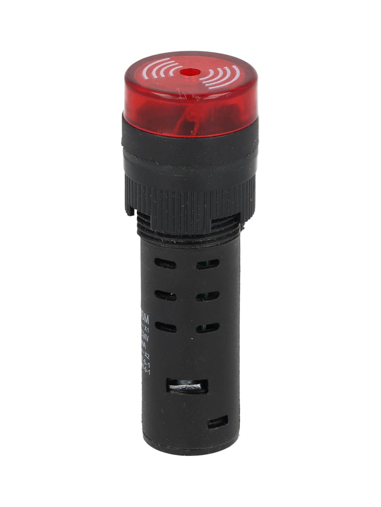 BLIR16R-12/24V — BUZZER INTERMITENTE 16MM ROJO 12-24V 85DB "NO SON A PUEBA DE EXPLOSIÓN!