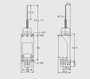 XZ-8/169 — MICROSWITCH DE FINAL DE CARRERA RESORTE, Y VARILLA