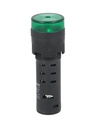 BLIR12V — BUZZER INTERMITENTE 16MM 12V LED VERDE 85DB *NO SON A PRUEBA DE EXPLOSIÓN*