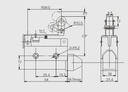 XZ7-144 — MICROSWITCH MINIATURA PALANCA CORTA Y, ROLDANA PLASTICA UNIDIRECCIONAL, 1NA+1NC, 10A 250V