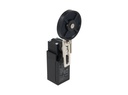 MICROSWITCH PALANCA METALICA AJUSTABLE Y, ROLDANA GRANDE DE GOMA 1NA+1NC 10A