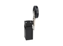 MICROSWITCH PALANCA METALICA AJUSTABLE Y, ROLDANA GRANDE DE GOMA 1NA+1NC 10A