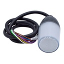 IF5M110ZM05 — TORRETA 55mm 110VCA LED MULTICOLOR (5 COLORES) MONTAJE DIRECTO EN TABLERO, CON BUZZER 90dB, PARA MONTAJE EN BASE: IKD51 (NO INCLUÍDA) 
