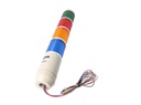 MT5C4BL-GRYB — TORRETA INDUSTRIAL 56mm 120VCA (VERDE, ROJO, AMARILLO AZUL, CON DESTELLO (ZUMBADOR OP.) 