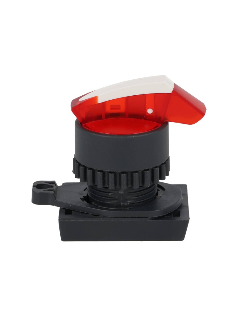 S2SRN-L8R — SWITCH SELECTOR ROJO ILUMINADO MANIJA3 POSICIONES MANTENIDO