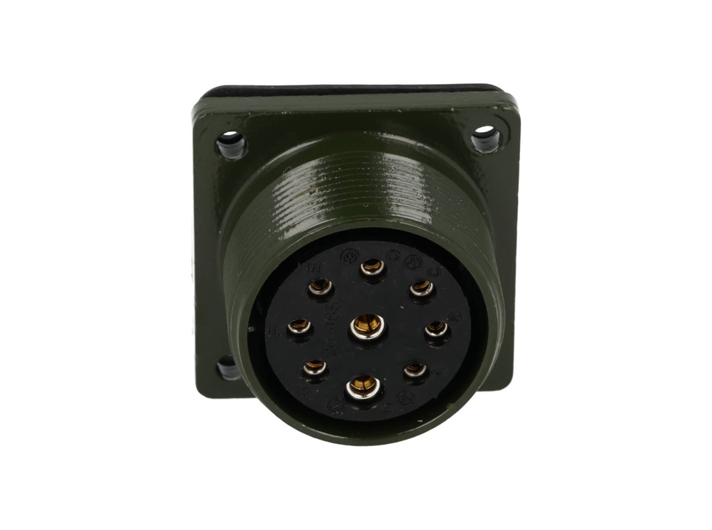 TP-MSK-9PM-2 — CONECTOR MILITAR SOCKET (PANEL) 9P MACHO
