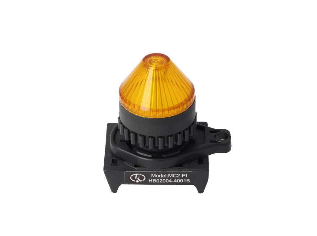 L2RR-L2Y — LAMPARA PILOTO LED AMARILLO 22mm, TIPO PUNTA, 