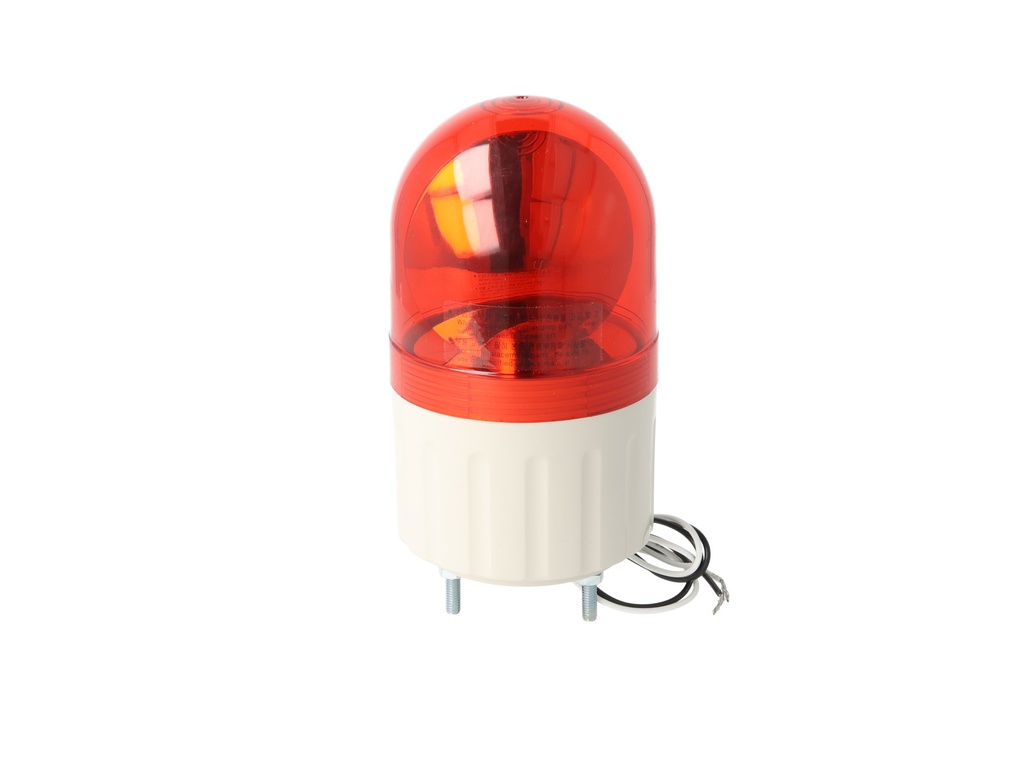 MLG-24R — FAROLA REVOLVENTE 66MM ROJA 24VCD
