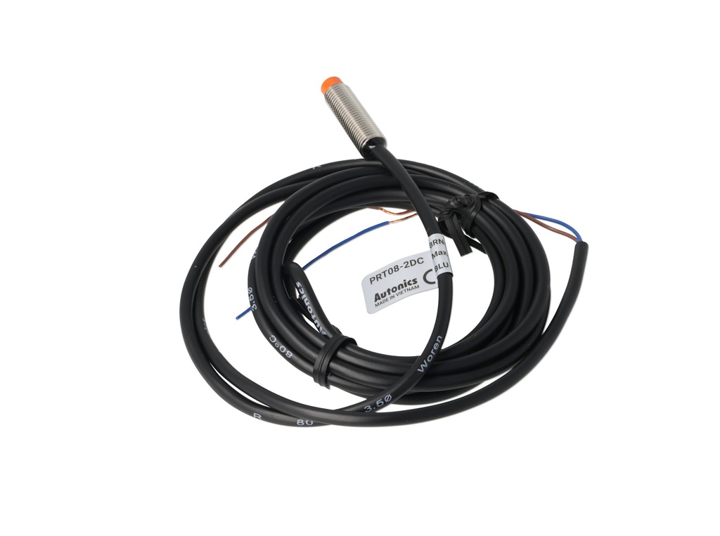 PRT08-2DC — SENSOR INDUCTIVO NC, SENSADO DE 2MM, 15-30VCD