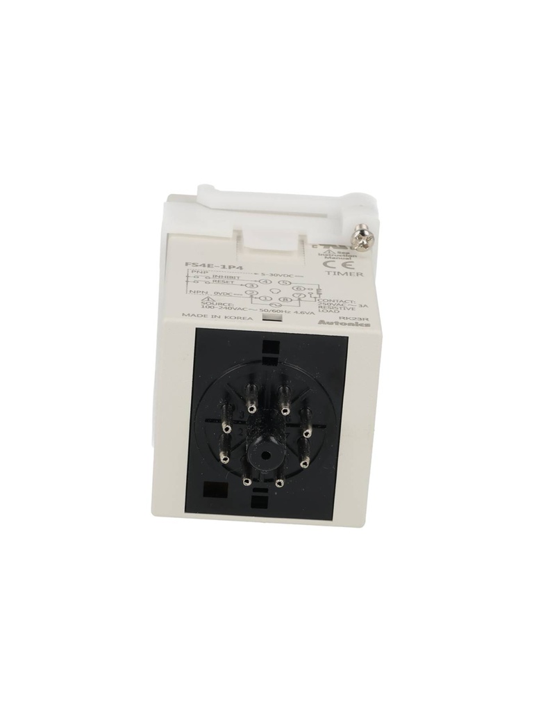 FS4E-100/240VCA — TIMER  D 4DIG. LED SALIDA REL 100-240VCA