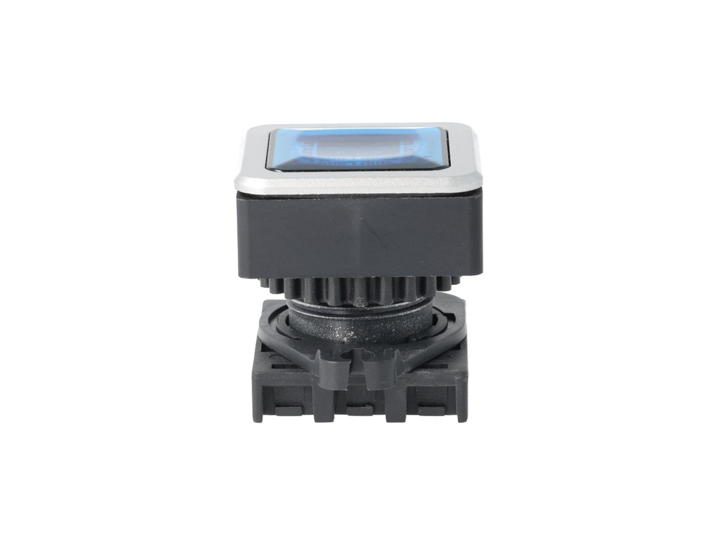 LQ3RF-L4B — LAMPARA PILOTO CUADRADA AZUL, 30mm