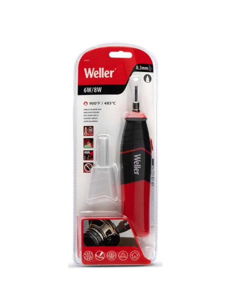 WLIBAK8 — CAUTÍN INALÁMBRICO WELLER DE 6 W / 8 W CON PILAS AA