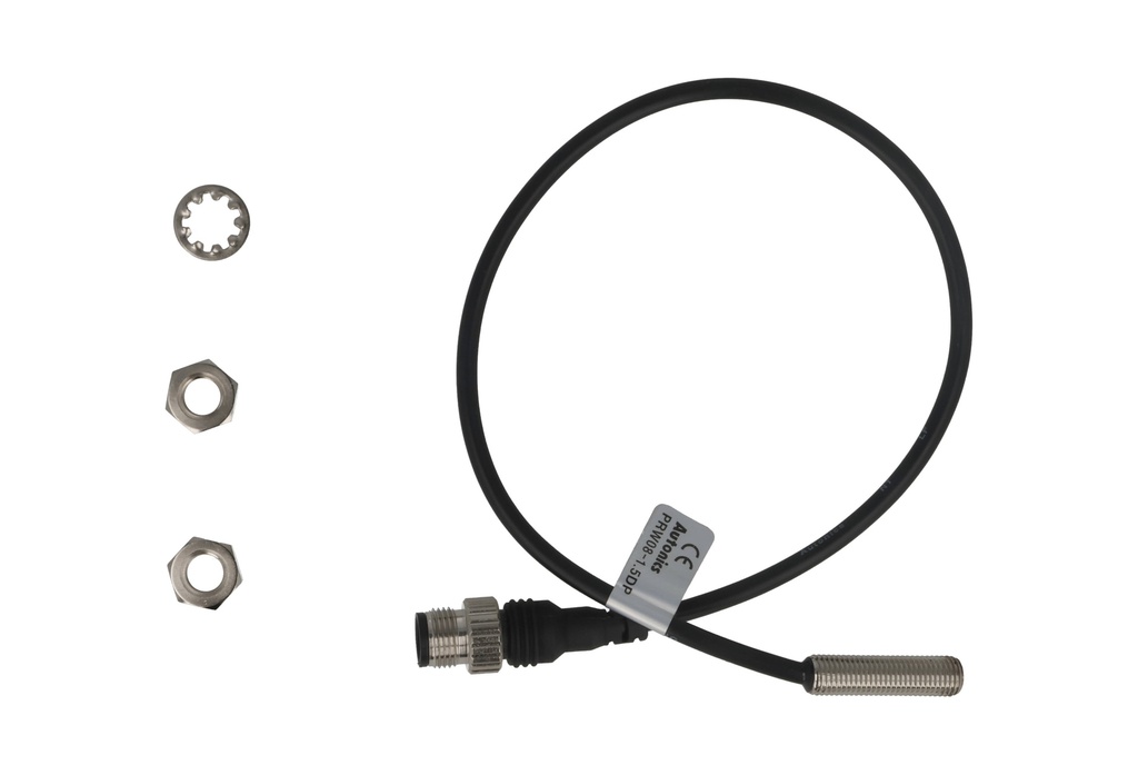 PRW08-1.5DP — SENSOR INDUCTIVO PNP, NA, SENSADO DE 1.5MM, 10-30