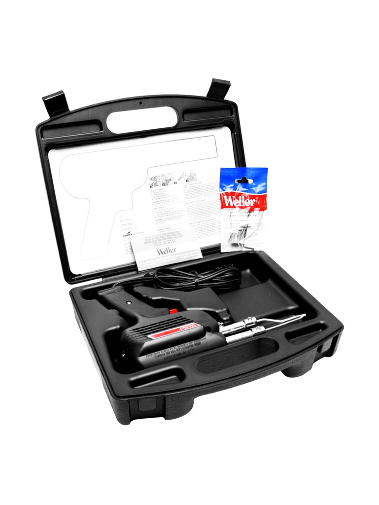 D550PKMX — KIT PROFESIONAL, PISTOLA 260/200W, JGO PUNTAS, LLAVE HEXAGONAL, SOLDADURA ESTAÑO, ESTUCHE PLÁSTICO