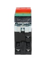 NP2-BL8425L — BOTON PULSADOR DOBLE CON LED, ROJO/VERDE1NA+1NC 22mm METALICO *NO SON A PRUEBA DE EXPLOSION*