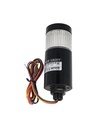 PTM-SC102-RYG-B — TORRETA INDUSTRIAL ESTANDAR, ROJO, AMARILLO, VERDE, ALAMBRES MONTAJE DIRECTO/PLOMO 24VCA/CD, CUERPO NEGRO