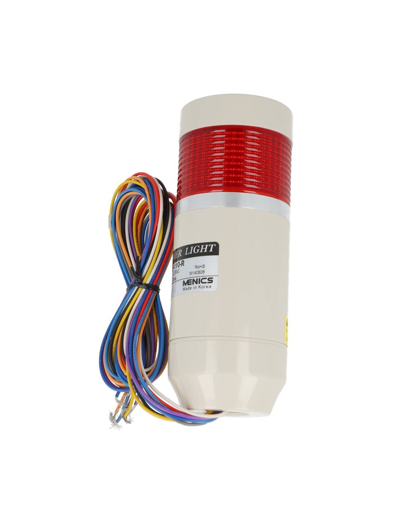 PREF-110-R — TORRETA IND.C/LED C/DESTELLO,ROJA