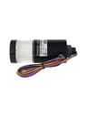 PTM-SC102-RGB-B — TORRETA INDUSTRIAL ESTANDAR, ROJO VERDE, AAZUL, ALAMBRES MONTAJE DIRECTO/PLOMO, 24VCA/CD CUERPO NEGRO