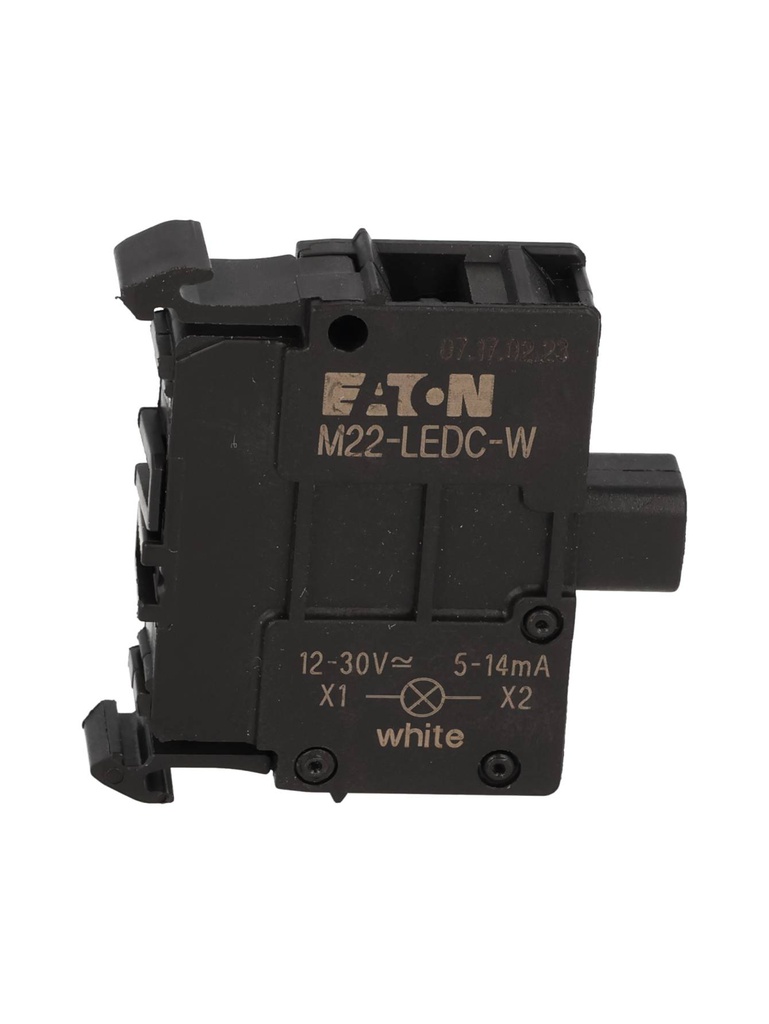 M22-LEDC-W — LED INCADESENTE, TORNILLO, 15 mA, 30 V