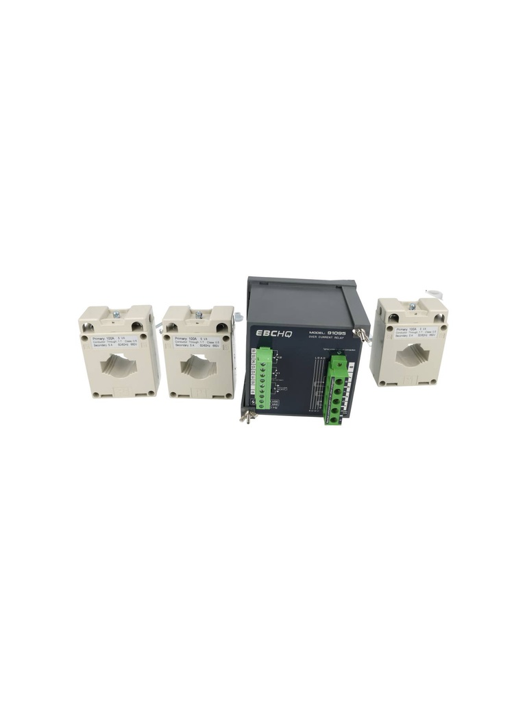TP-OCR — RELE DE SOBRECORRIENTE (IDMT) 85-270VCARELE/SPDT 5A/ 240VCA, DISPLAY 0.0% - 999%, MEDIDA DE CORRIENTE TRUE RMS, ENT. 5A MEDIDA 96X96mm