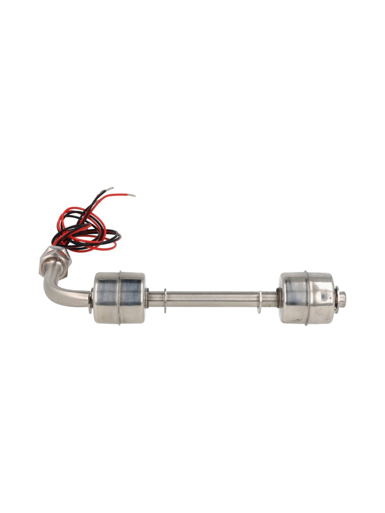 TP-L2SC-150 — FLOTADOR DOBLE CURVO DE NIVEL 150MM  ACERO INOXIDABLE 304, 200Cº 240VCA/100VCD/2A ROSCA 1/8&quot;