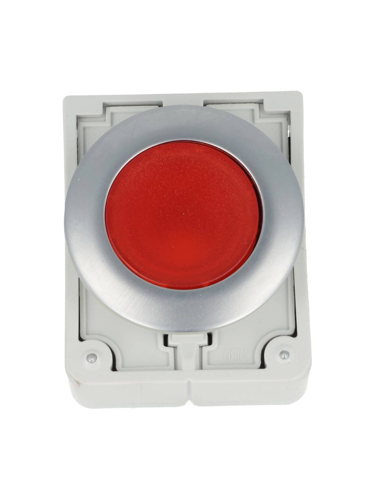 M30C-FDRL-R — PULSADOR PLANO ROJO CON RETENCIÓN
