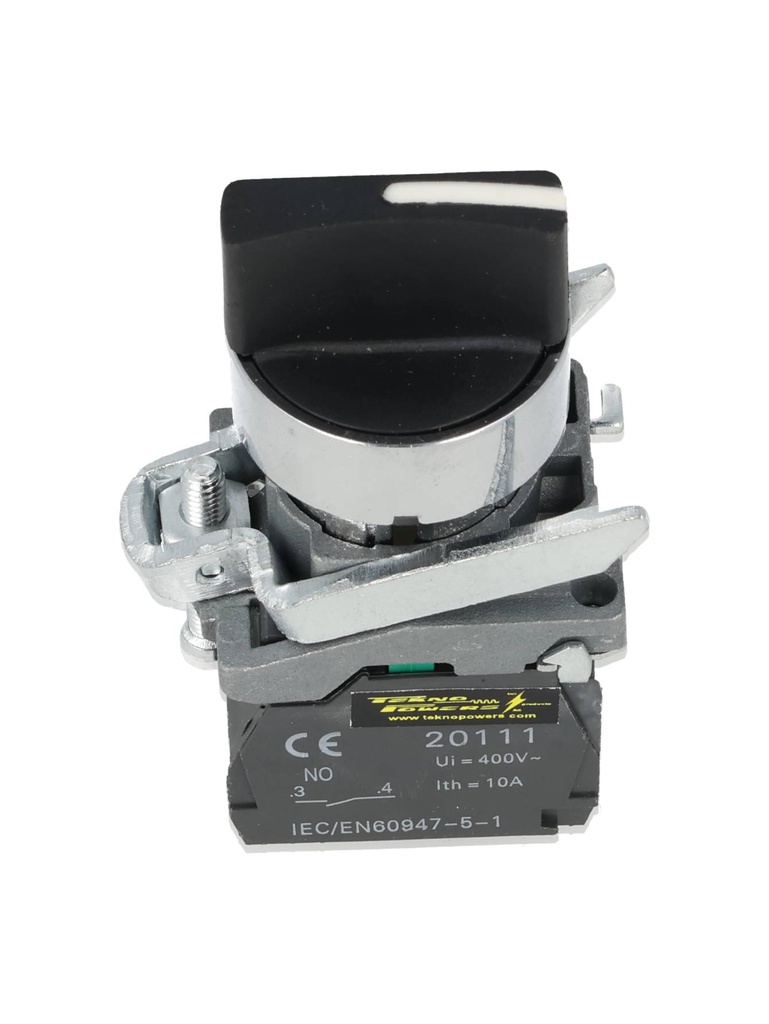 TP-XB4-3R — SELECTOR 3POS. CON RETORNO 2NA 22mm*NO SON A PRUEBA DE EXPLOSION*