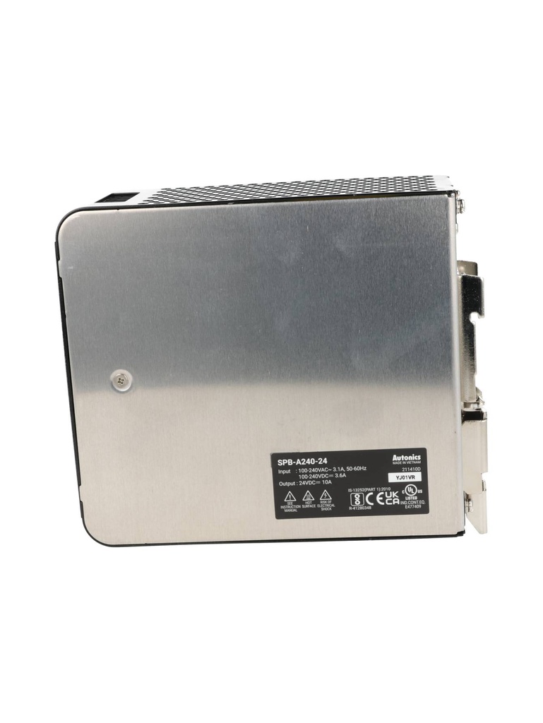 SPB-240-24 — FUENTE DE VOLTAJE PARA RIEL 24VCD 240W 10A100-240VCA