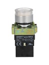 NP2-BW3161W — PULSADOR METALICO 2 TORNILLOS UL LED BLANCO, NA 230V BASE METALICA ø22mm *NO SON A PRUEBA DE EXPLOSION*