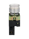 NP2-BW3161W — PULSADOR METALICO 2 TORNILLOS UL LED BLANCO, NA 230V BASE METALICA ø22mm *NO SON A PRUEBA DE EXPLOSION*