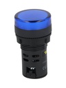 TP-LI22-B — LAMPARA PILOTO LED AZUL 22mm 220VCA PLASTICO *NO SON A PRUEBA DE EXPLOSION*