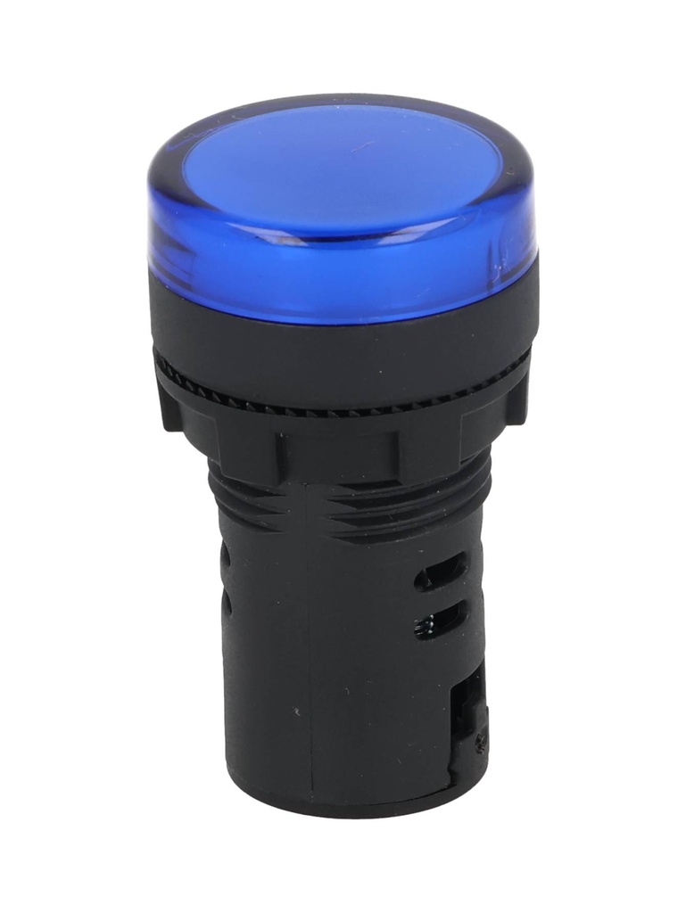TP-LI22-B — LAMPARA PILOTO LED AZUL 22mm 220VCA PLASTICO *NO SON A PRUEBA DE EXPLOSION*