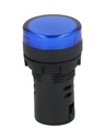TP-LI22-B — LAMPARA PILOTO LED AZUL 22mm 220VCA PLASTICO *NO SON A PRUEBA DE EXPLOSION*