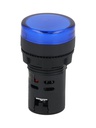 TP-LI22-B — LAMPARA PILOTO LED AZUL 22mm 220VCA PLASTICO *NO SON A PRUEBA DE EXPLOSION*