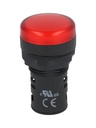 NP16-22DSR — LAMPARA PILOTO TIPO LED UL 220VAC, ø22mmCOLOR ROJO *NO SON A PRUEBA DE EXPLOSION*