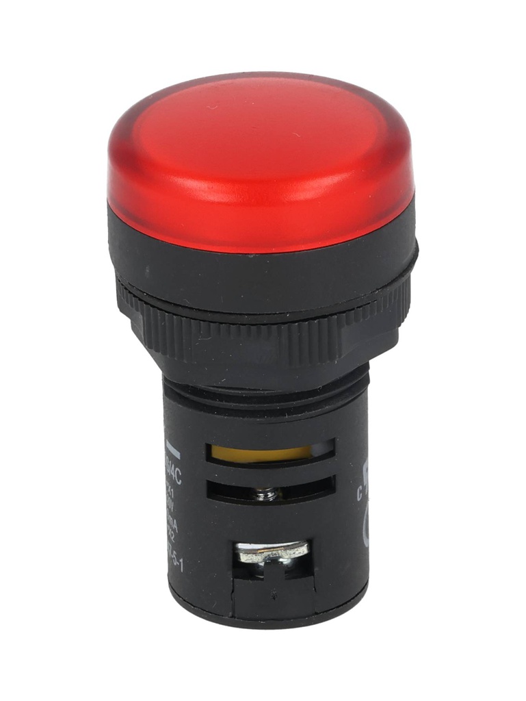 NP16-22DSR — LAMPARA PILOTO TIPO LED UL 220VAC, ø22mmCOLOR ROJO *NO SON A PRUEBA DE EXPLOSION*