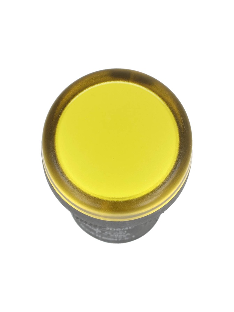 NP16-22DSY — LAMPARA PILOTO TIPO LED UL 220VAC, ø22mmCOLOR AMARILLO *NO SON A PRUEBA DE EXPLOSION*