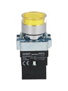 NP2-BW3561Y — PULSADOR METALICO 2 TORNILLOS UL LED AMARILLO, NA 230V BASE METALICA ø22mm IP40 *NO SON A PRUEBA DE EXPLOSION*