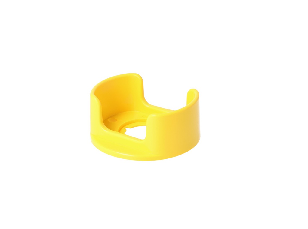 SA-EG1 — GUARDA DE PROTECCION PARA PULSADOR DE EMERGENCIA PEQUEÑO, COLOR AMARILLO, DIMENSIONES D60mm x D22.5mm x 25, 2mm