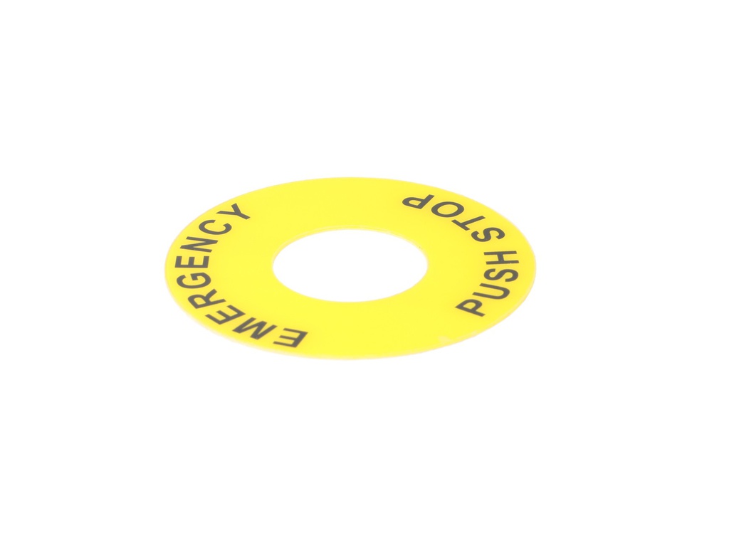 SA-NS — PLACA DE IDENTIFICACION PARA SWITCH EMERGENCIA 