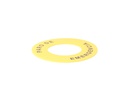 2LP41SP — 22MM PLACA LEYENDA  PARO DE EMERGENCIA
