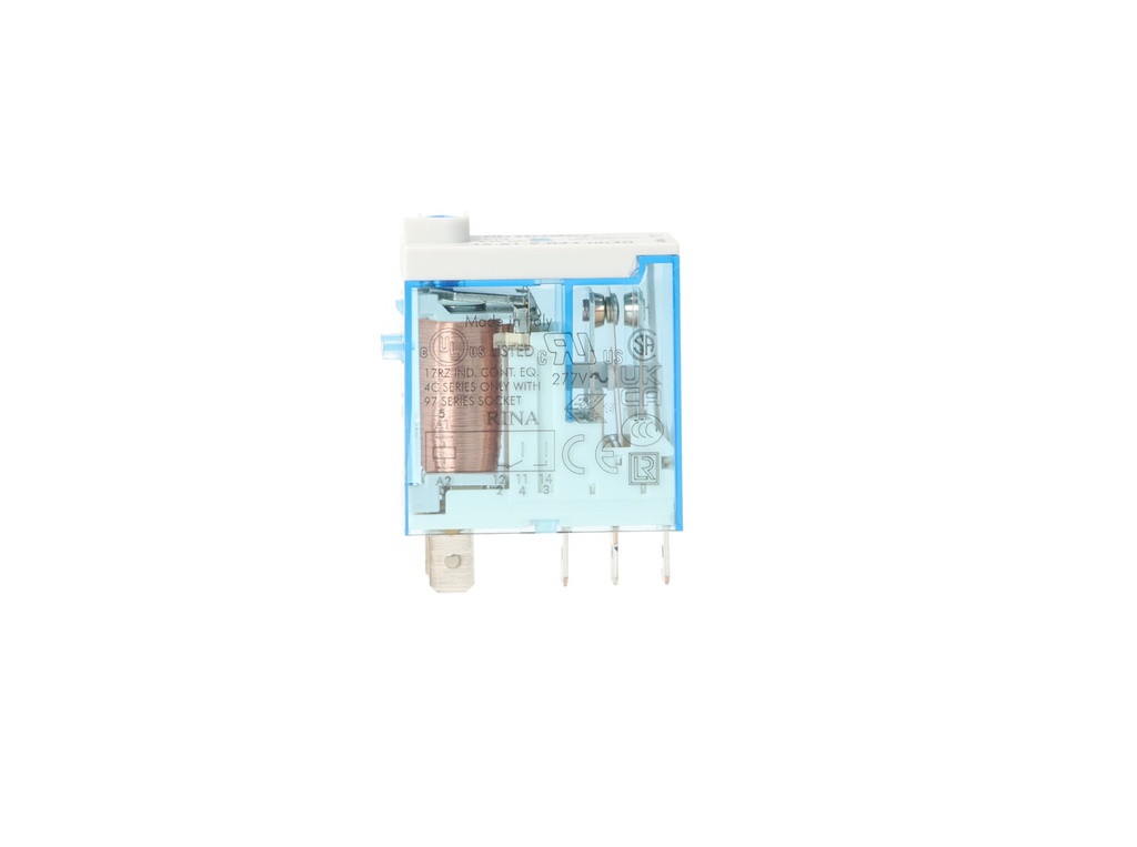 466190240040 — MINI-RELE INDUSTRIAL 24VCD 1P2T 8-16AMP.