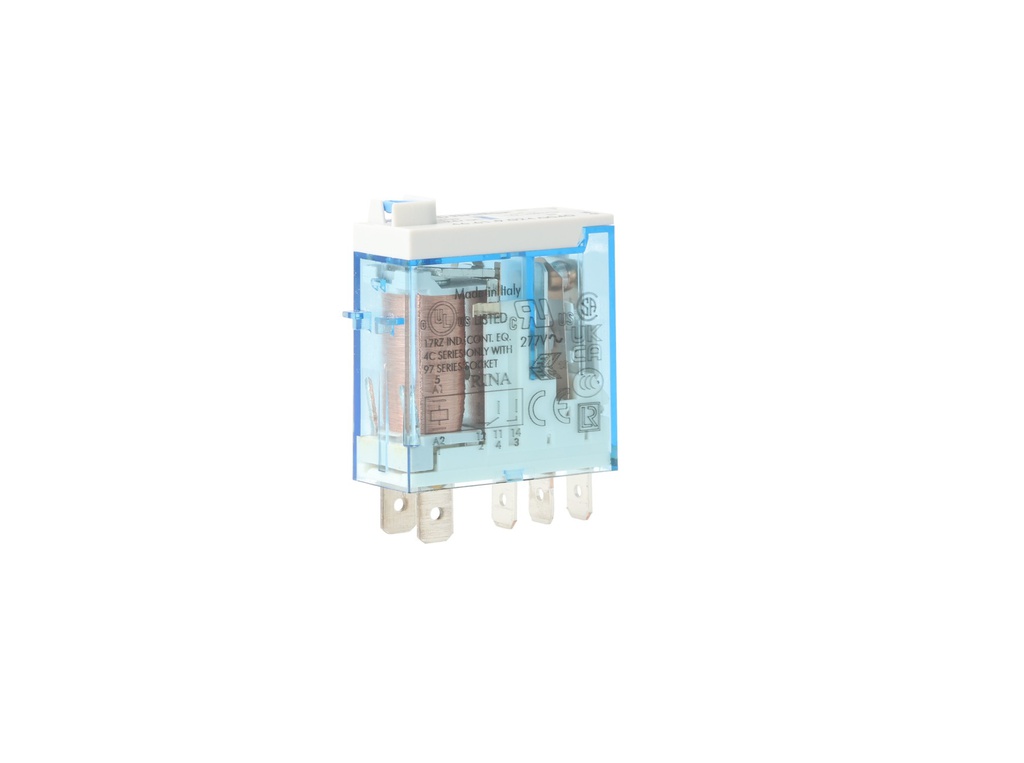 466190240040 — MINI-RELE INDUSTRIAL 24VCD 1P2T 8-16AMP.
